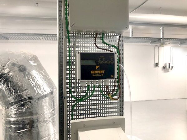 energiasäästliku kohtäratõmbesüsteemi rõhukontroller MultiBox4 paigaldus